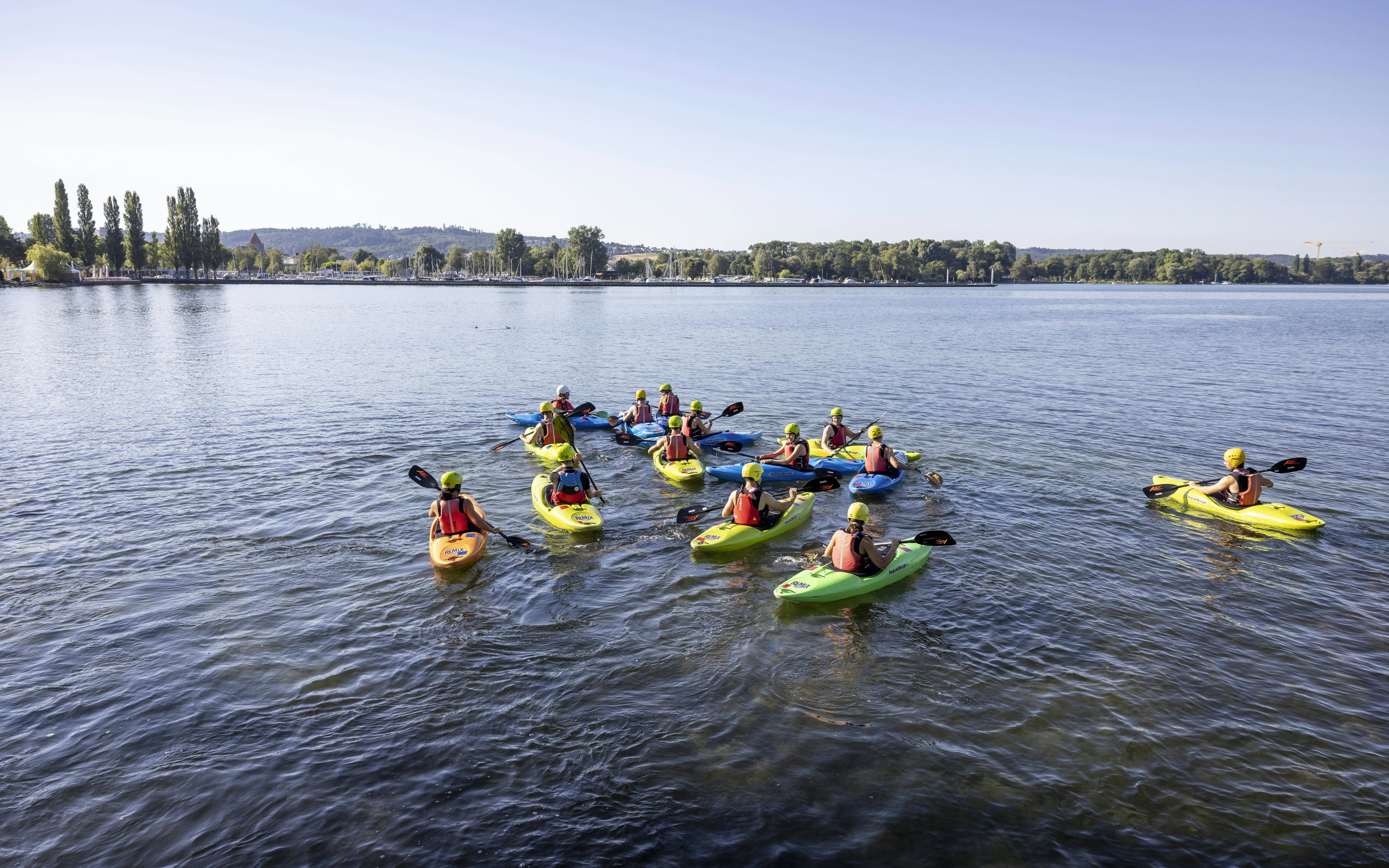 Magglingen Hochschulwoche, Hochschulwochen, Lager, 2022. Kanu, Kanuclub, Biel, EHSM
Foto: BASPO / Charlène Mamie