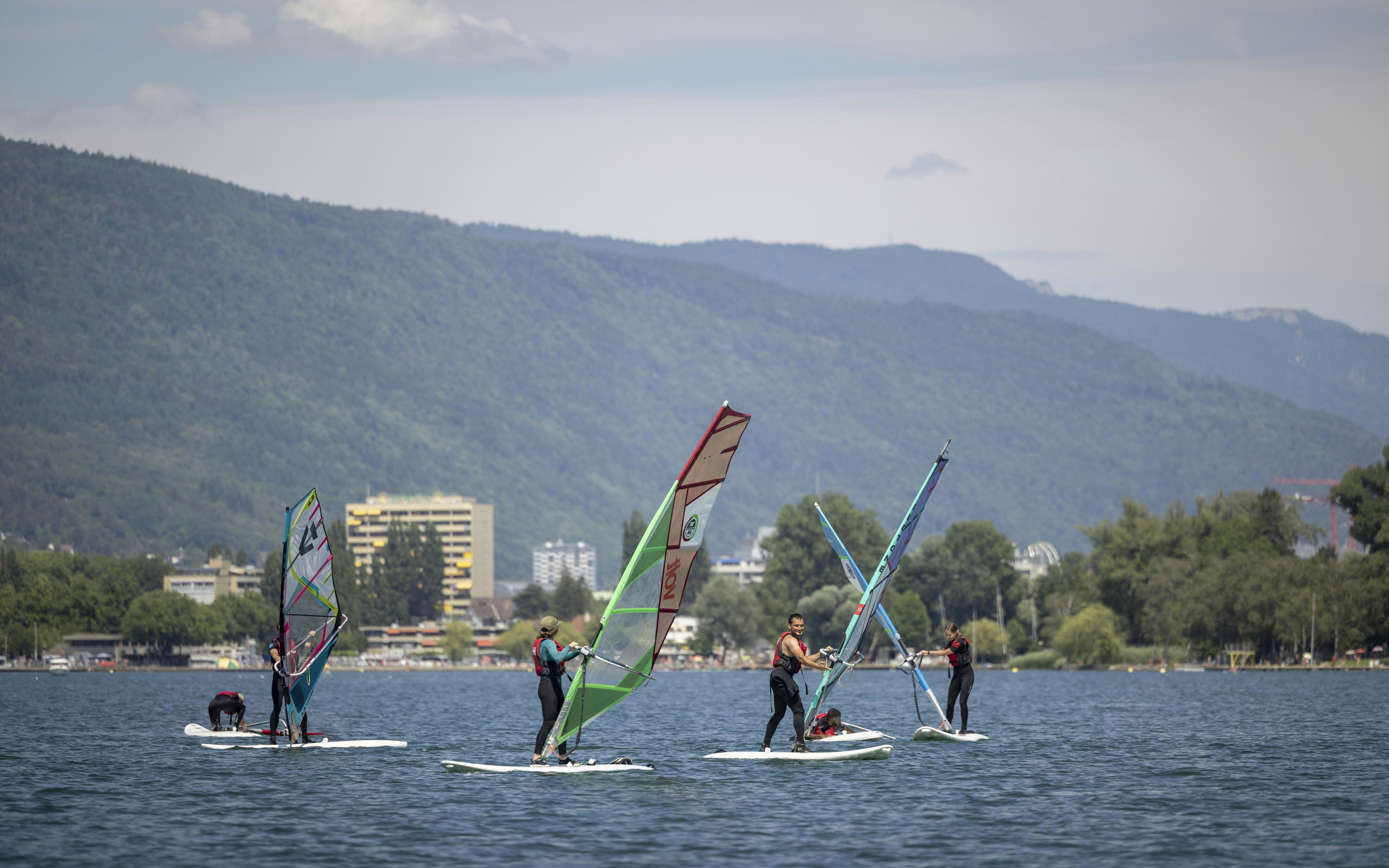 Magglinger Hochschulwochen, EHSM, Ipsach, Windsurf, studenten
Foto: BASPO / Charlène Mamie