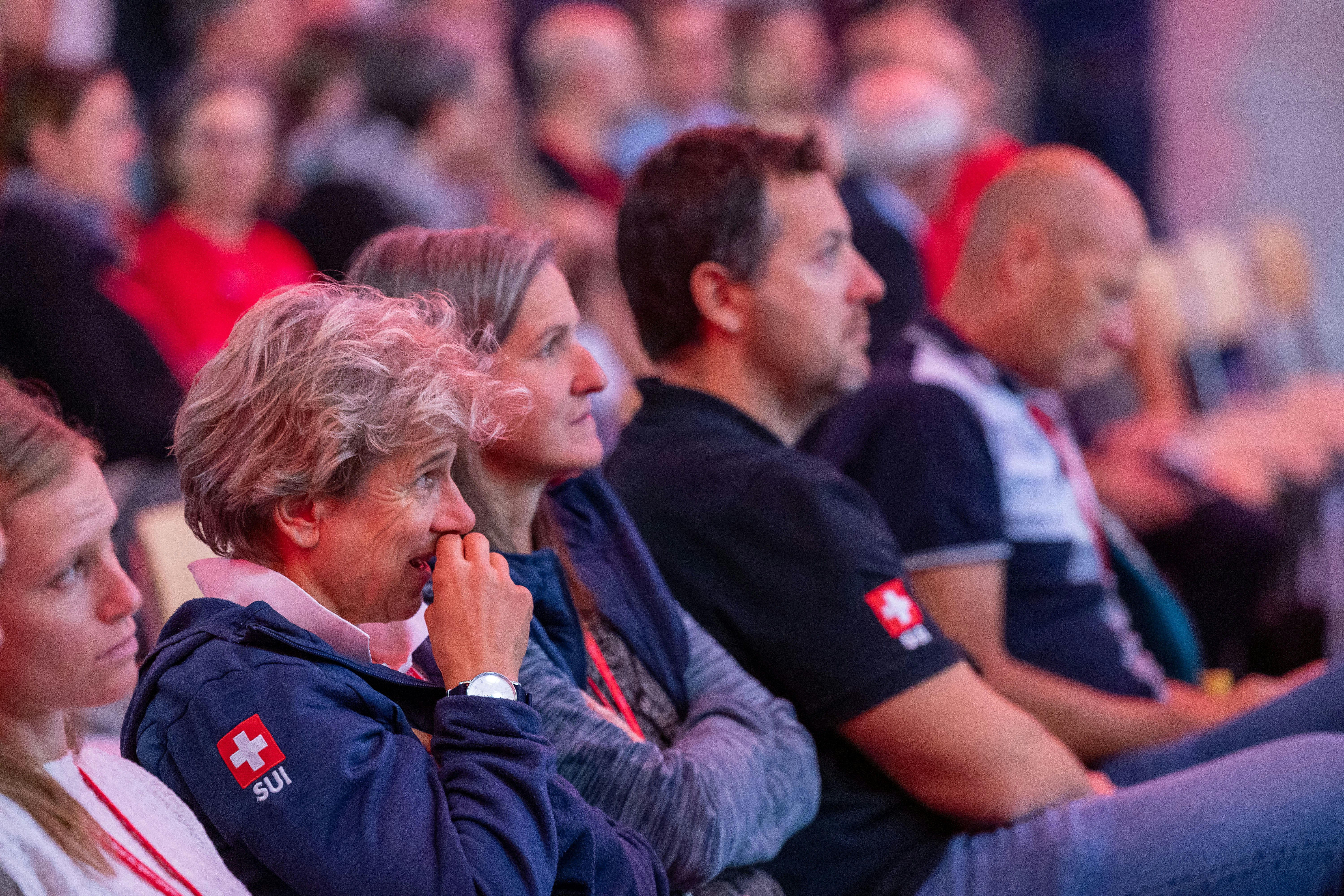 Zuhörer an den Keynotes der MTT 2022.
Foto: BASPO / Ueli Känzig