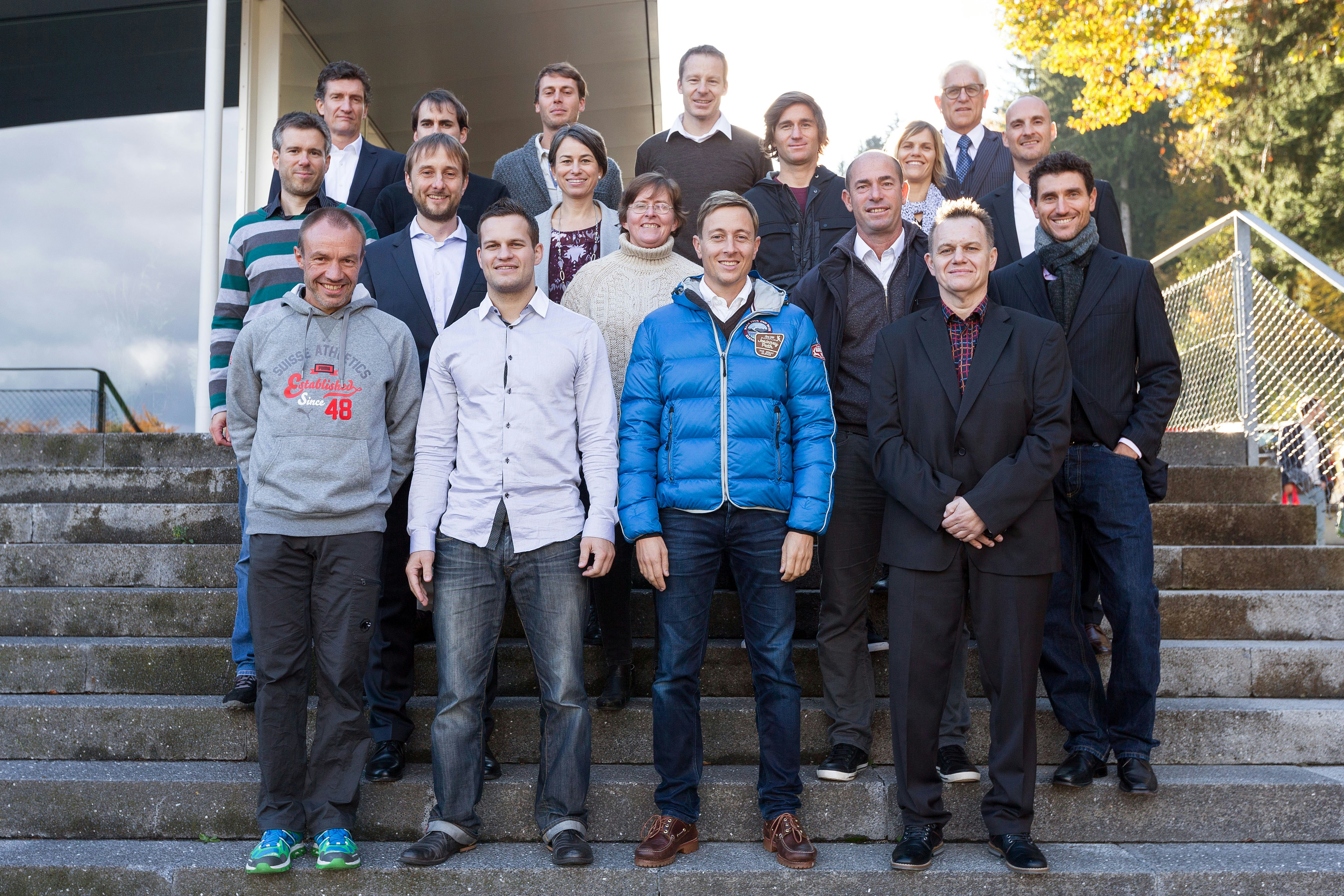 Klassenfoto der Abschlussklasse der Diplomtrainerausbildung der EHSM Magglingen Foto: BASPO / Ueli Känzig