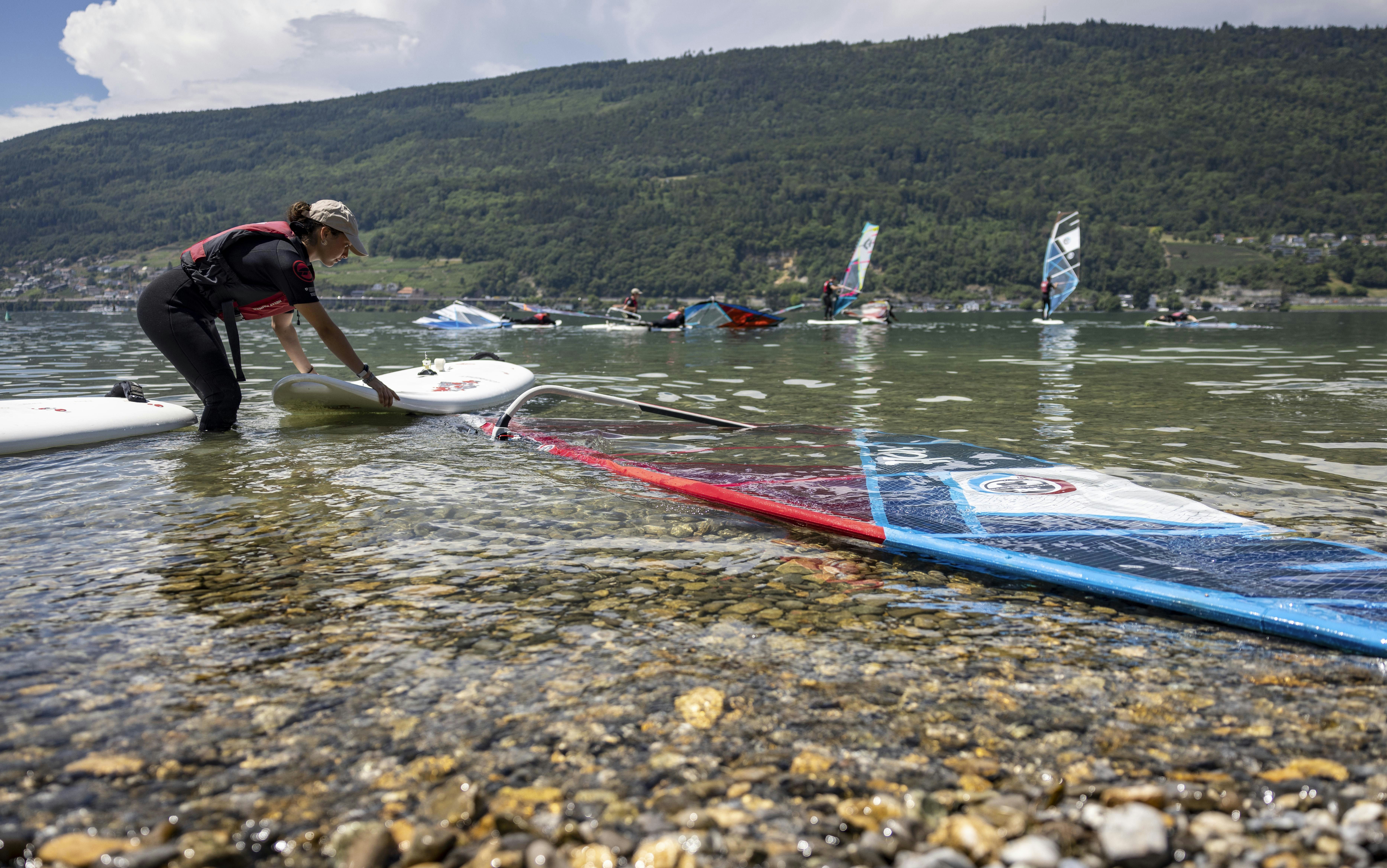 Magglinger Hochschulwochen, EHSM, Ipsach, Windsurf, studenten
Foto: BASPO / Charlène Mamie