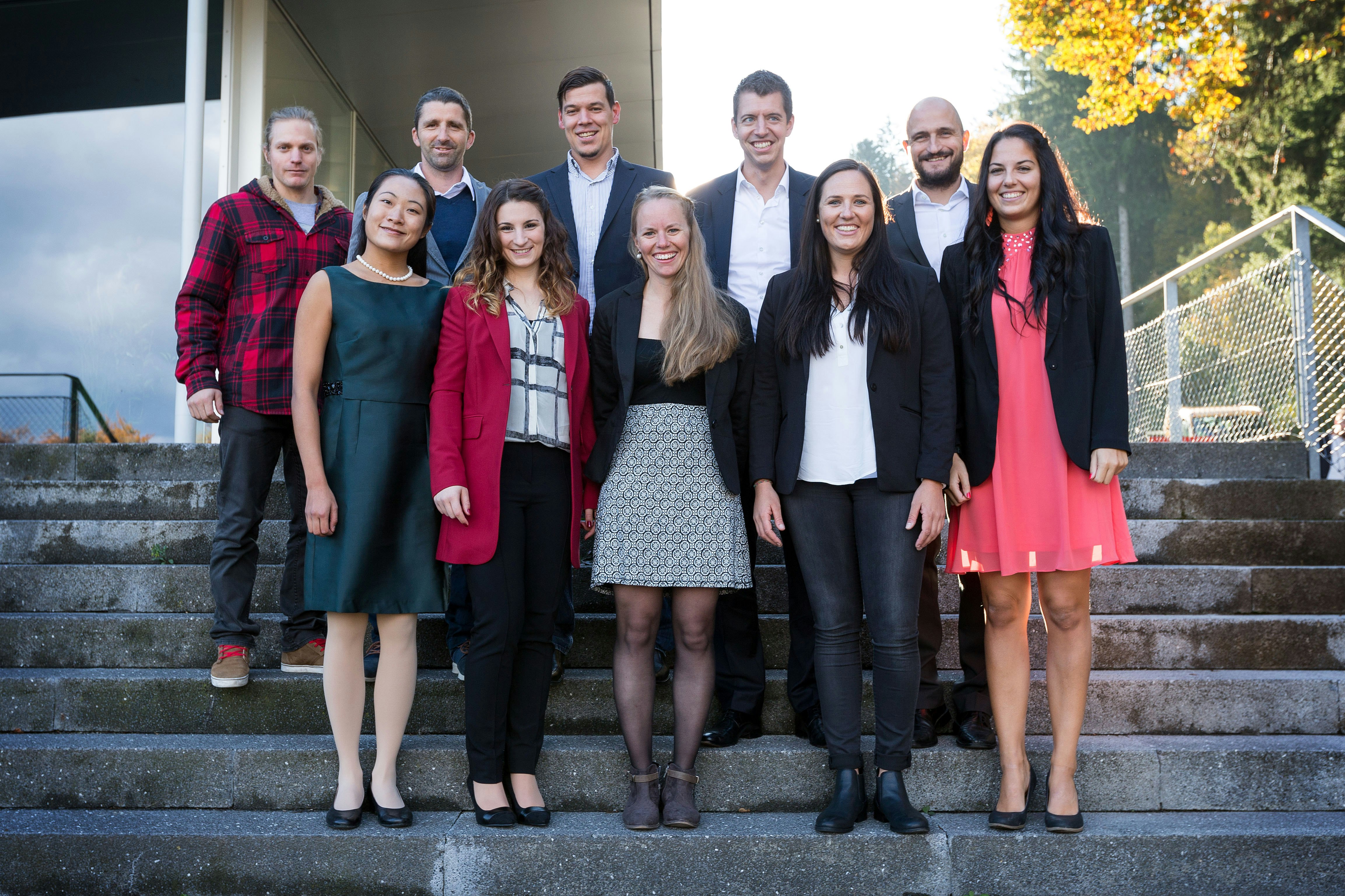 Klassenfoto der Abschlussklasse des MSc-Spitzensport der EHSM Magglingen Foto: BASPO / Ueli Känzig