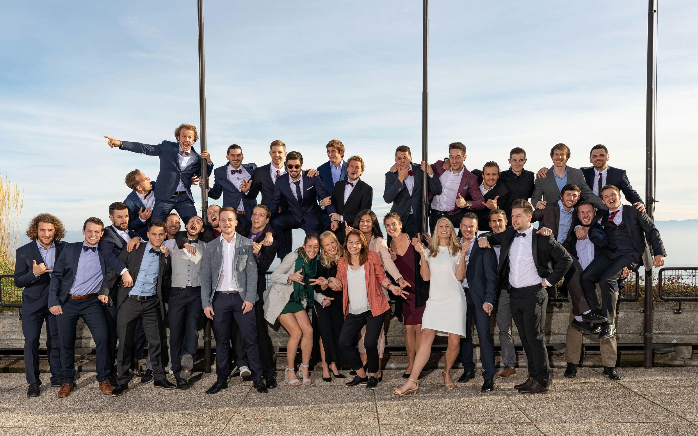 Gruppenbild der Bachelorabschlussklasse 2018
Foto: BASPO / Ueli Känzig